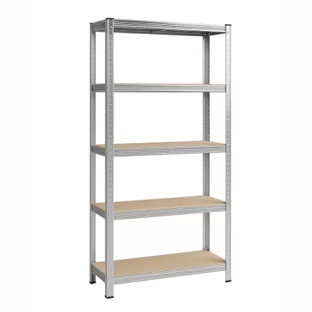 Intenso fém polc- 175 x 80 x 30 cm (5 polc) 