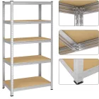 Intenso fém polc- 175 x 80 x 30 cm (5 polc) 