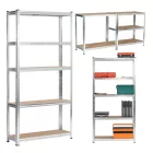 Intenso fém polc- 200 x 90 x 30 cm (5 polc)