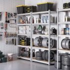 Intenso fém polc- 200 x 120 x 50 cm (5 polc)