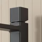Modern fekete magasított mosdó csaptelep | Austler CU-3405E-1