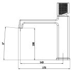 Austler CU-3405 mosdó csaptelep (króm)