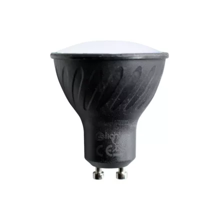 Eko Light GU10 fekete led izzó 6W 510lm 4000K természetes fehér 120°