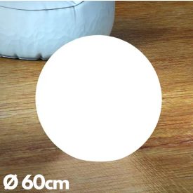 Kültéri dekorációs gömblámpa fehér Ø60cm 1xE27 Milagro Globo EKO0459