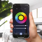 Eko-Light Smart WIFI okos LED izzó E27 A60 RGBW 8W 900lm EKSM6659 - alkalmazásból szabályozható okos izzó