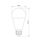 Eko-Light E27 A60 LED izzó 11W 1055lm 4000K semleges fehér - 75W-nak megfelelő