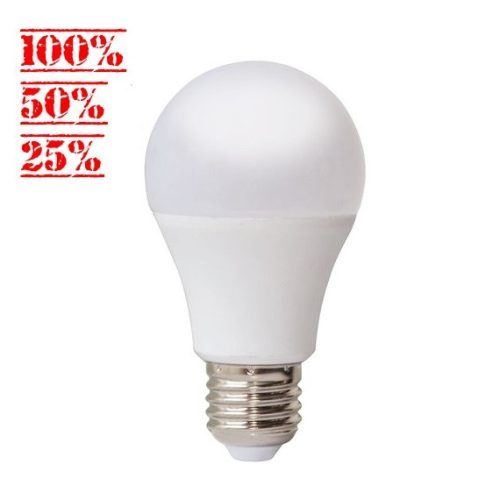 Eko-Light E27 LED izzó szabályozható 100% / 50% / 25% 9W 820lm 3000K