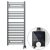Welland Lux grafitszürke elektromos törölközőszárító radiátor 500 x 1200mm digitális termosztáttal - Készletről gyors kiszállítással. ES+AF