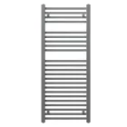 Design törölközőszárító radiátor grafitszürke 500x1200mm Welland Lux - Készletről - Gyors kiszállítással