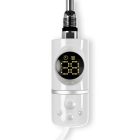 Elektromos design törölközőszárító radiátor 500x1200mm digitális termosztáttal fehér Welland Lux - Készletről - Gyors kiszállítással