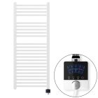 Welland Lux fehér elektromos törölközőszárító radiátor 500 x 1200mm digitális termosztáttal - Készletről gyors kiszállítással. ES+AF