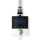 Welland Lux fehér elektromos törölközőszárító radiátor 500 x 1200mm digitális termosztáttal - Készletről gyors kiszállítással. ES+AF