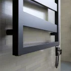 Design radiátor NERO Italia Atlas - 50 x 140 cm (fekete)
