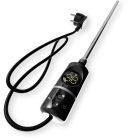 Welland Lux fekete elektromos törölközőszárító radiátor 600 x 1600mm digitális termosztáttal - Készletről gyors kiszállítással. ES + C-type