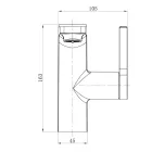 Austler FH-3433E smart mosdó csaptelep - multifunkciós fej - vízhőfok kijelző (fekete / arany)