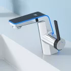 Austler FH-3433 smart mosdó csaptelep - multifunkciós fej - vízhőfok kijelző (króm)