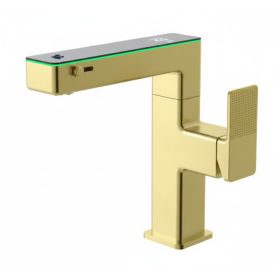   Welland FH-3623 smart mosdó csaptelep - multifunkciós fej - vízhőfok kijelző (arany)