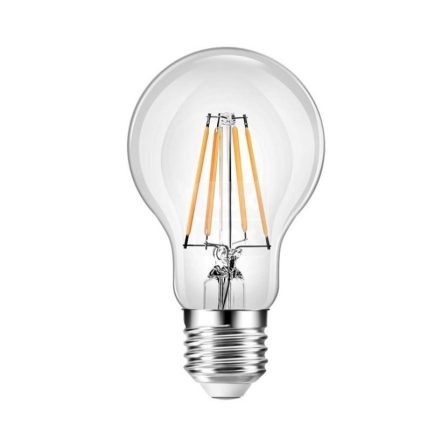 Fibram E27 A60 LED izzó filament 6W 600lm 3000K meleg fehér - 55W-nak megfelelő