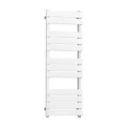 Design törölközőszárító radiátor fehér 500x1200mm Welland Lux - Készletről - Gyors kiszállítással
