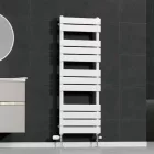 Design törölközőszárító radiátor fehér 500x1200mm Welland Lux - Készletről - Gyors kiszállítással