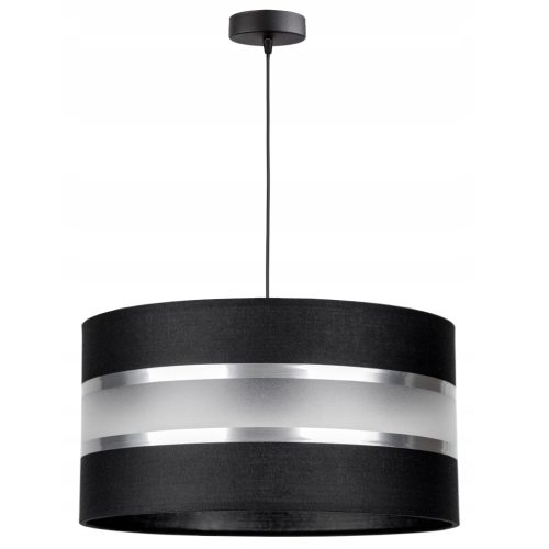 Glimex ABAZUR állítható függőlámpa fekete 1x E27 + ajándék LED izzó