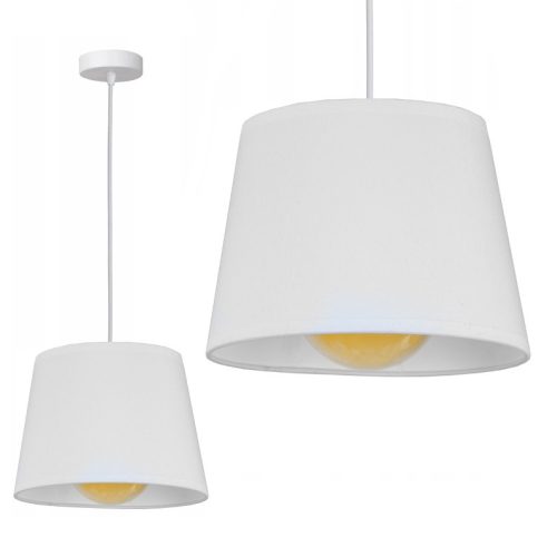 Glimex ABAZUR állítható függőlámpa fehér 1x E27 + ajándék LED izzó