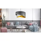 Duo szürke függőlámpa Glimex Abazur Premium 1xE27 GA0119