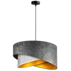 Duo szürke függőlámpa Glimex Abazur Premium 1xE27 GA0119