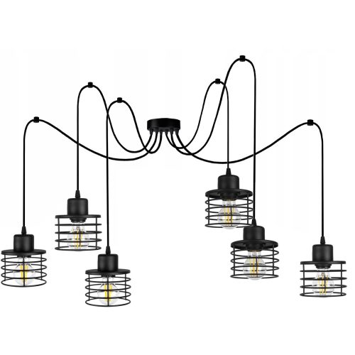 Glimex Daryl Függőlámpa (GDA0033C Loft Vintage stílusú lámpacsalád számos variációban. Magas minőségű kivitelezés kiváló ár/érték arány. 