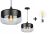 Glimex EXCLUSIVE állítható függőlámpa 1x E27 + ajándék LED izzó