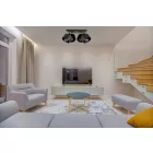 Mennyzeti lámpa fekete fém búrával - Loft - Industrial - Glimex Lavor 4xE27 GKL40C
