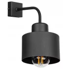 Fali lámpa fekete fém búrával - Loft - Industrial - Glimex Lavor 1xE27 GKL57C