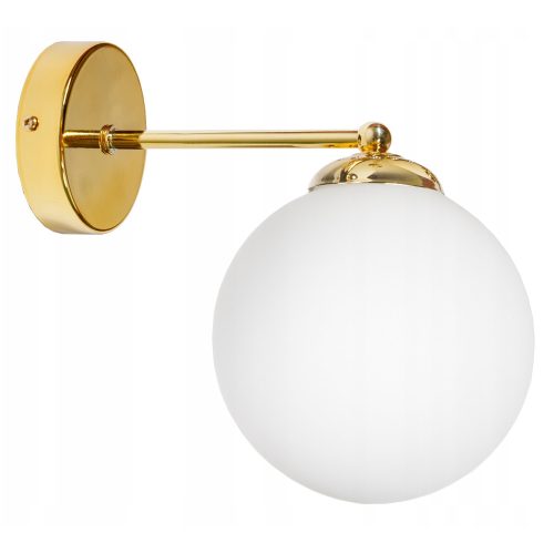 Glimex LISZ Gold gömb golyó alakú fali lámpa 1xE27 GLIS0078