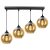 Glimex Orb állítható függőlámpa méz 4x E27 + ajándék LED izzó