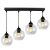 Glimex Orb állítható függőlámpa átlátszó 4x E27 + ajándék LED izzó