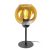 Glimex Orb asztali lámpa méz 1x E27 + ajándék LED izzó