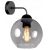 Glimex Orb fali lámpa füst 1x E27 + ajándék LED izzó