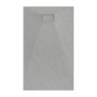 Szürke kőhatású zuhanytálca 90 x 160 cm + ajándék szifonkészlet | Welland (GT-16090SS)