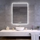Welland Luxury-Line G772 LED tükör - fényerő + színhőfok állítás + páramentesítő + óra - 75 x 100 cm