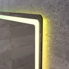 Álló RGB LED tükör 60x80cm - Fényerő + színhőfok állítás - RGB funkciók - Welland Type20