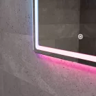 Álló RGB LED tükör 60x80cm - Fényerő + színhőfok állítás - RGB funkciók - Welland Type20