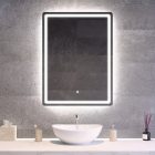 Álló fürdőszobai LED tükör 60x80cm - Mozgásérzékelő - Páramentesítő - Fényerő és színhőmérséklet szabályozás - Welland Type20V