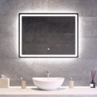 Álló fürdőszobai LED tükör 80x60cm - Gesztusvezérlés - Páramentesítő - Fényerő és színhőmérséklet szabályozás - Welland Type20H