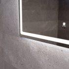 Álló fürdőszobai LED tükör 80x60cm - Gesztusvezérlés - Páramentesítő - Fényerő és színhőmérséklet szabályozás - Welland Type20H