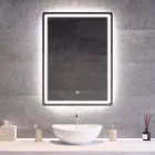Fürdőszobai LED tükör 60x80cm - Fényerő és színhőmérséklet szabályozás - Welland Type20V
