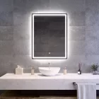 Álló fürdőszobai LED tükör 70x90cm - Mozgásérzékelő - Páramentesítő - Fényerő és színhőmérséklet szabályozás - Welland Type20V