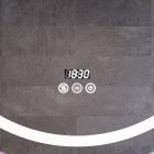 Kerek RGB Led tükör Ø70cm Welland Beta - Páramentesítés - Óra - Fényerő + színhőfok állítás - RGB funkciók