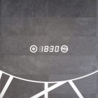 Kerek Led tükör Ø80cm Welland Chaday | Páramentesítő - Óra - Fényerő + színhőfok állítás