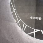 Kerek Led tükör Ø80cm Welland Chaday | Páramentesítő - Óra - Fényerő + színhőfok állítás