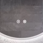 Ovális fürdőszobai LED tükör 60x90cm - Páramentesítő - Fényerő és színhőmérséklet szabályozás - Welland Paris